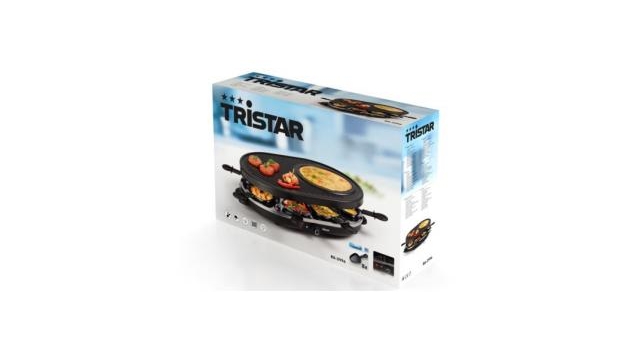 Tristar RA-2996 Raclette met Crepebakgedeelte