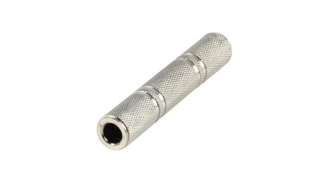 Valueline Ac-042 Adapter Plug 6.35 mm Stereo Kontra Stekker - 6.35 mm Stereo Kontra Stekker In Metalen Uitvoering